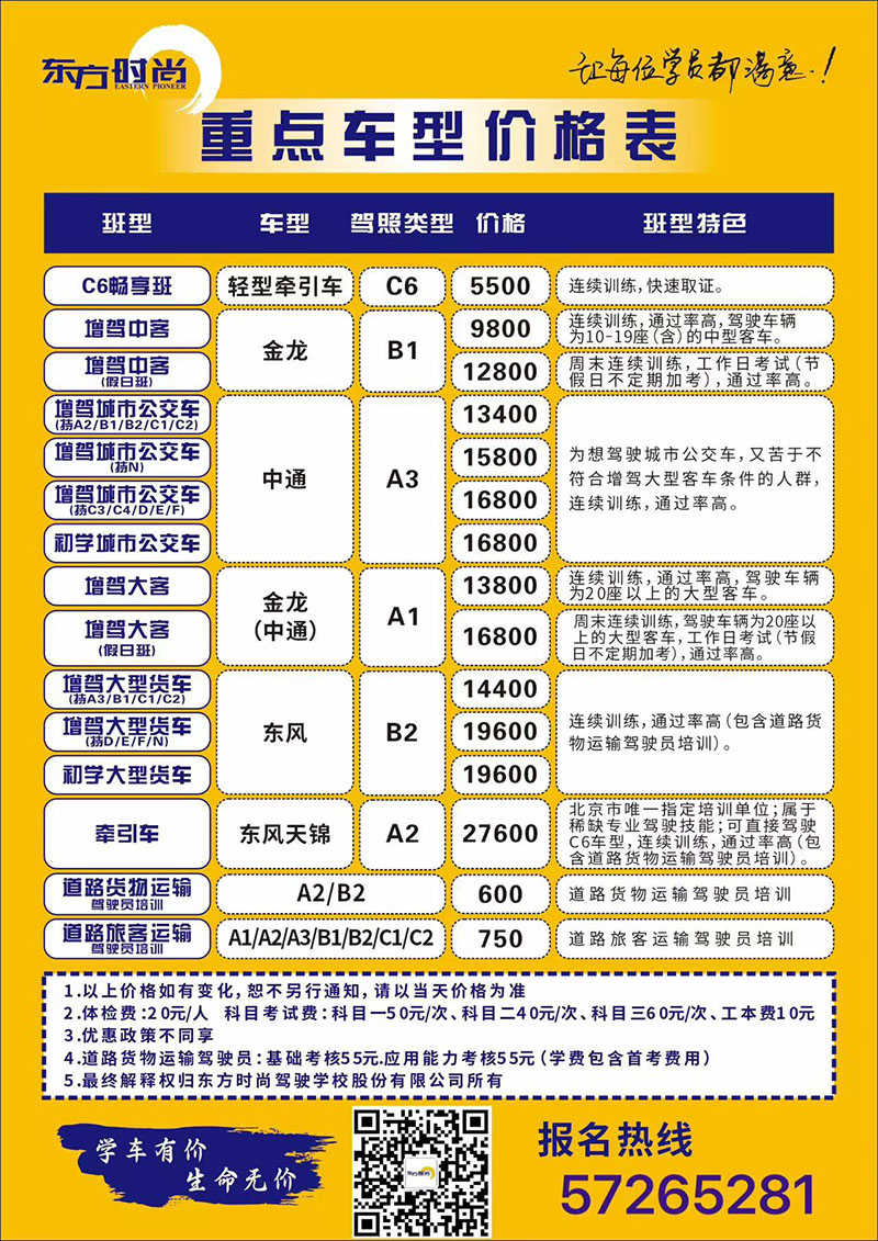 全面解析2025北京駕校c1收費標準是多少錢？